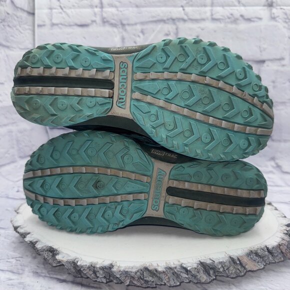 Saucony Women's Mad River Tr2 Trail Running Hiking Sneakers Shoes Size 7 Green - Picture 12 of 13